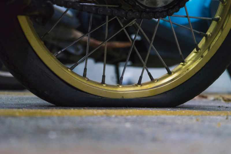 How to Fix a Flat Motorcycle Tire