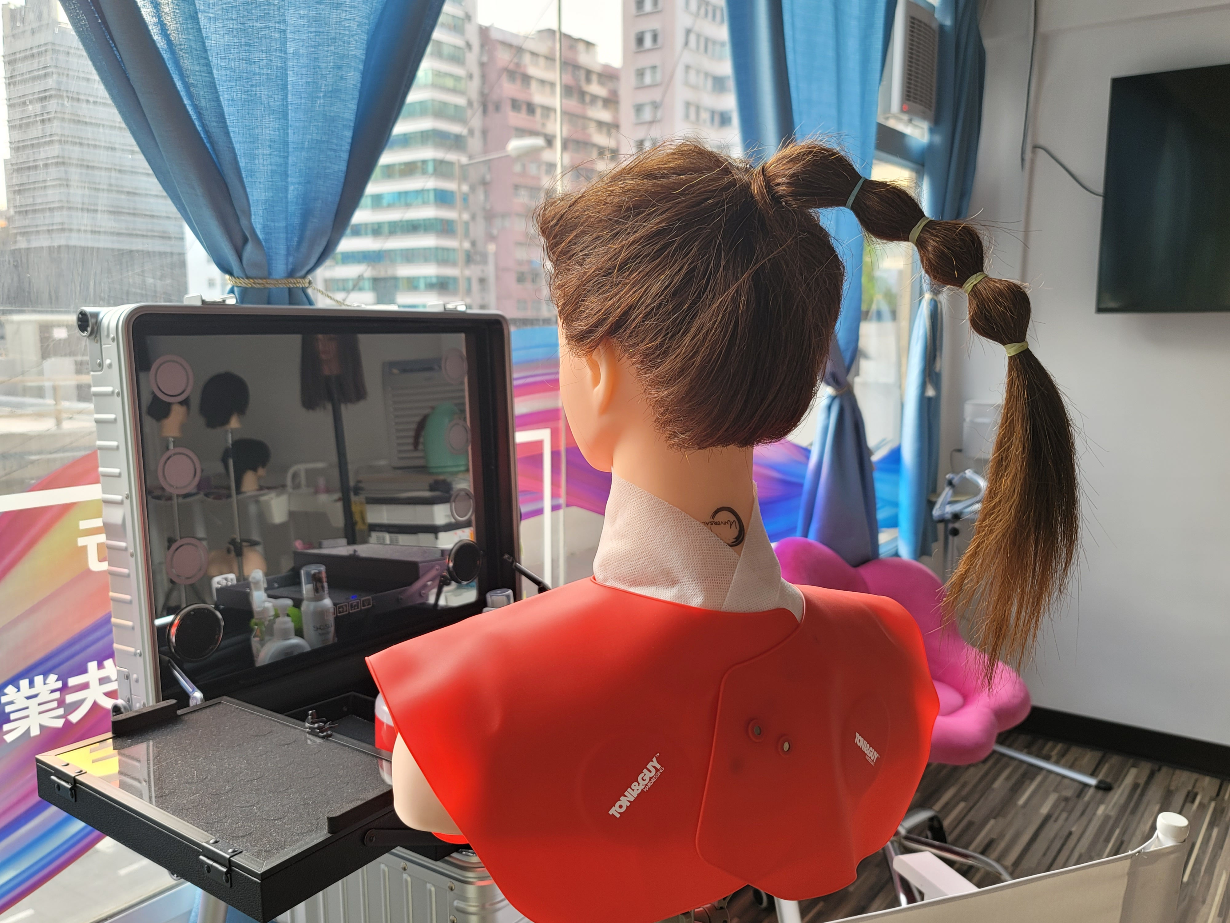 20吋 全真女髮 公仔頭