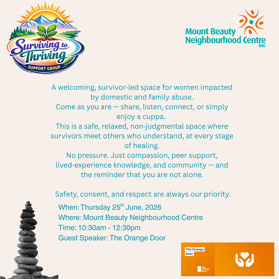 Surviving to Thriving - Women's Domestic Support Group