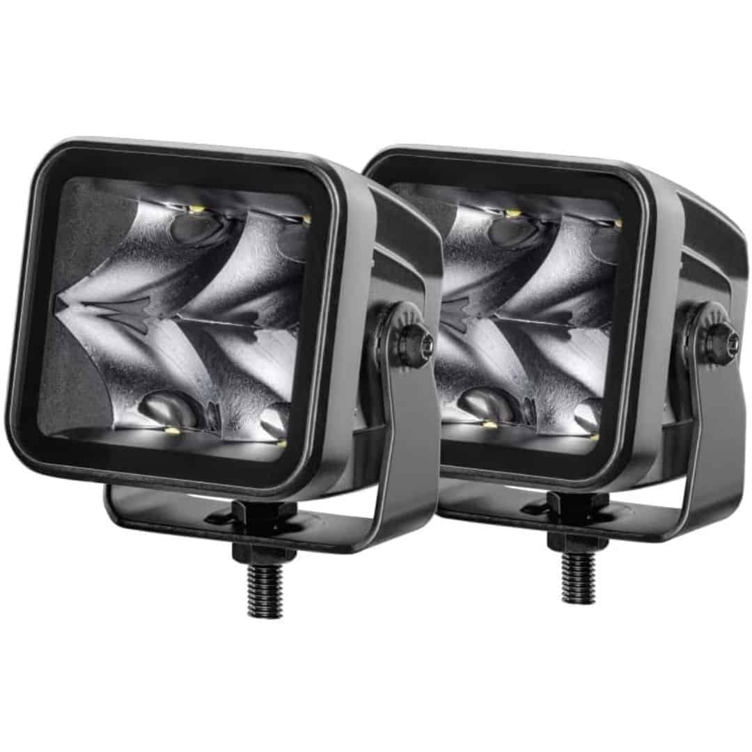 HELLA 3.2" Black Magic LED Cube Kit - Spot