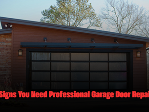 Top Signs You Need Professional Garage Door Repair