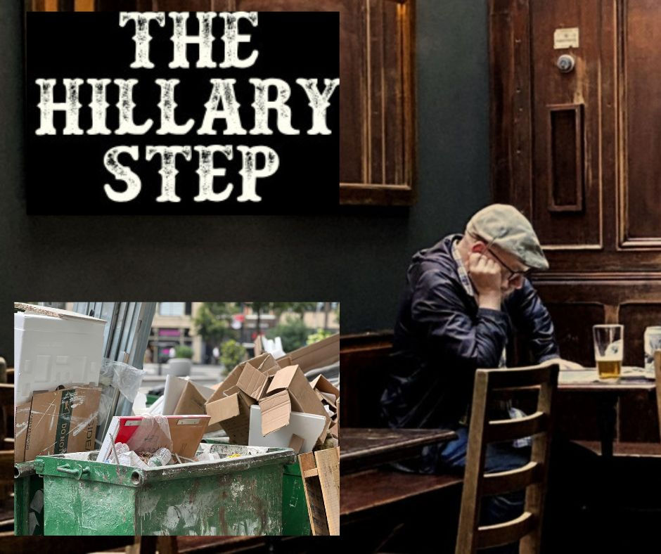 The Hilary Step: How Pub Cardboard Becomes Community Food