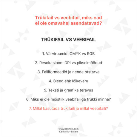 Trükifail vs veebifail