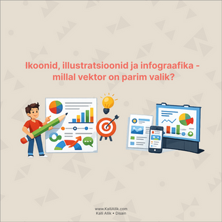 Ikoonid, illustratsioonid ja infograafika - millal vektor on parim valik?