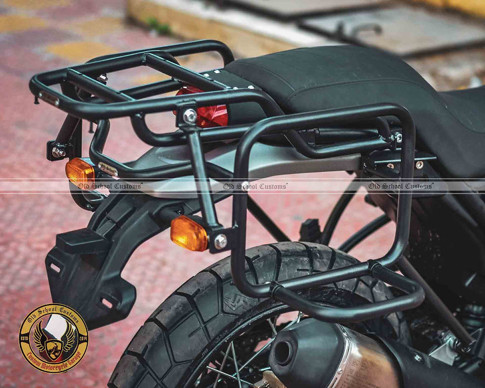 Miniatura: Saddle Stay & Top Rack with backrest for Royal Enfield Himalayan 411 cc