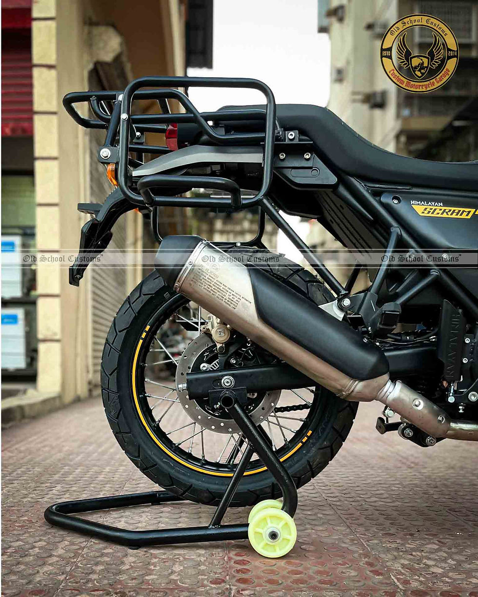 Miniatura: Saddle Stay & Top Rack with backrest for Royal Enfield Himalayan 411 cc