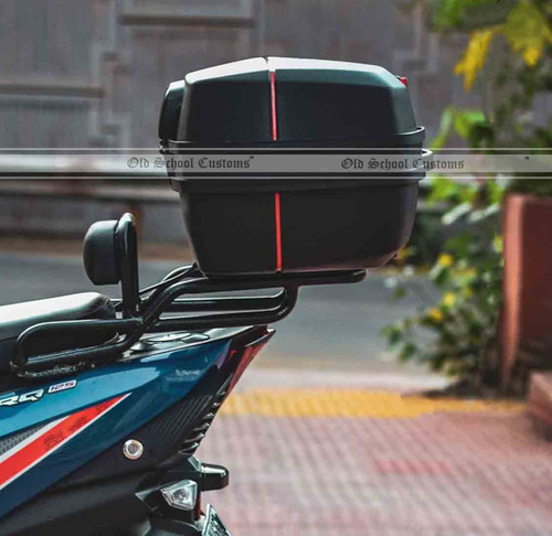 Motorcycle Top Box | Square Design 35L | Plastic | Old School Customs
