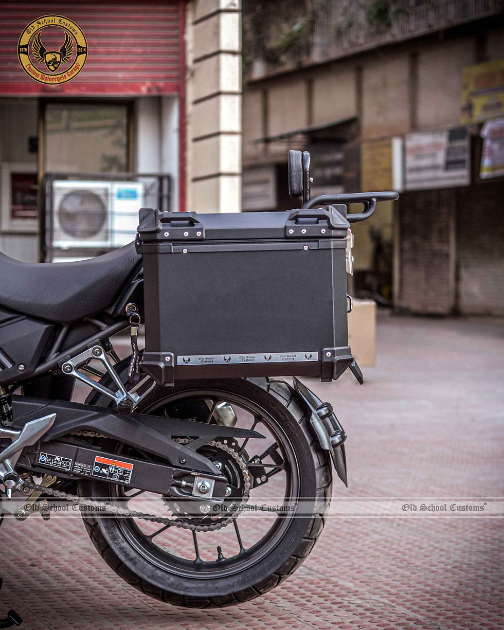 Miniature : Wanderer Motorcycle Pannier Boxes for Honda NX 500