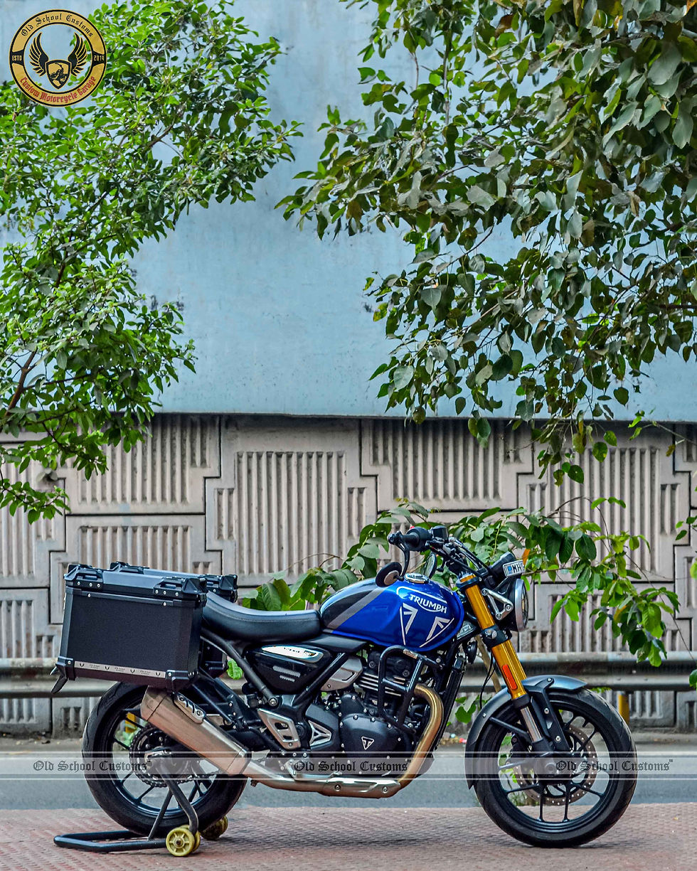 Miniatura: Wanderer Motorcycle Pannier Boxes for Triumph Speed 400