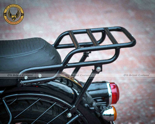 Customized Top Rack Custom Top Rack for Royal Enfield Classic Reborn | Old School Customs