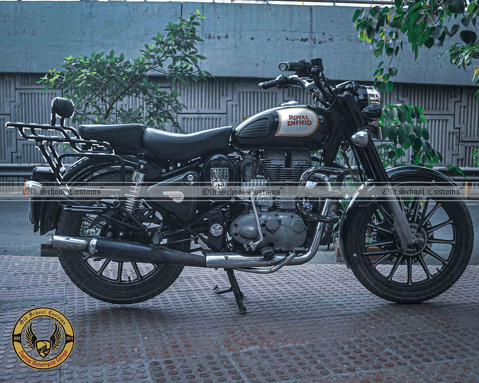 Top Rack with Backrest for Royal Enfield Classic