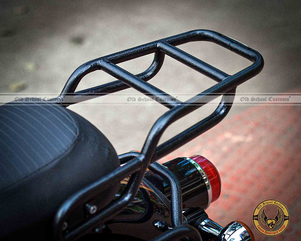 Thumbnail: Saddle Stay with Top Rack for Royal Enfield Classic Reborn