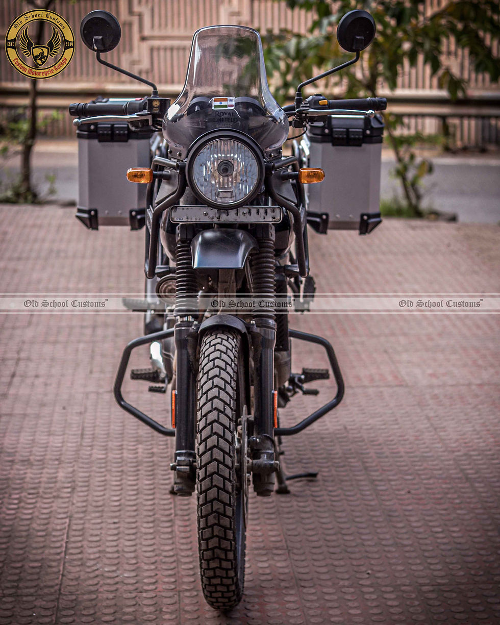 Miniatura: Wanderer Motorcycle Pannier Boxes for Royal Enfield Himalayan 411