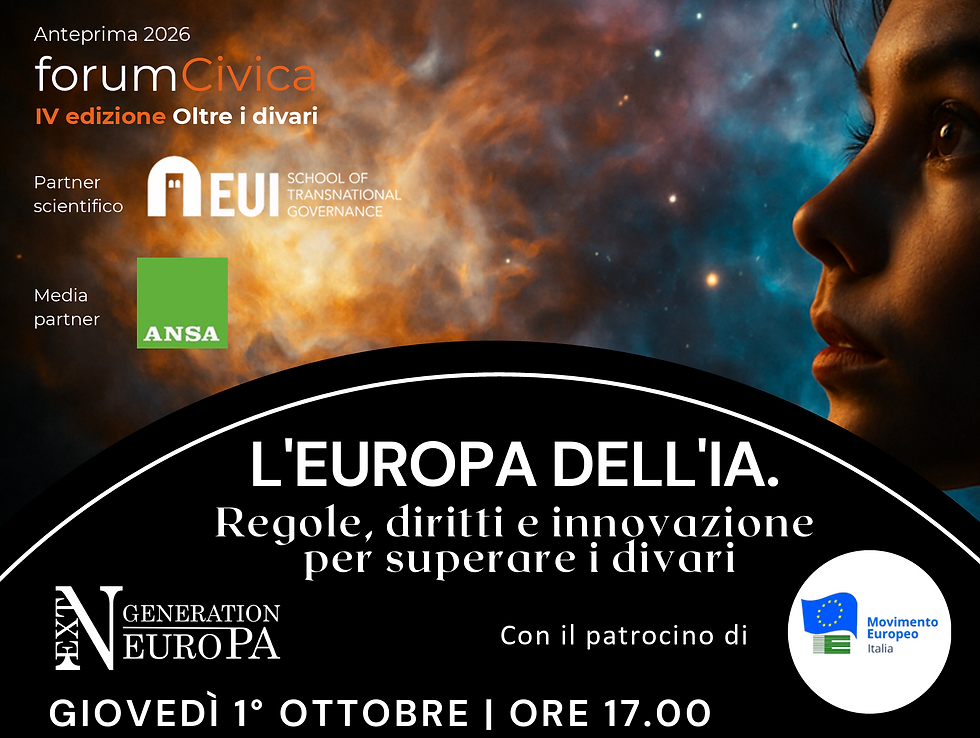L'EUROPA DELL'IA. Regole, diritti e innovazione per superare i divari
