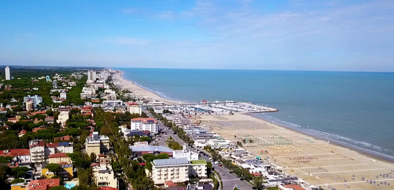 La spiaggia dall'alto