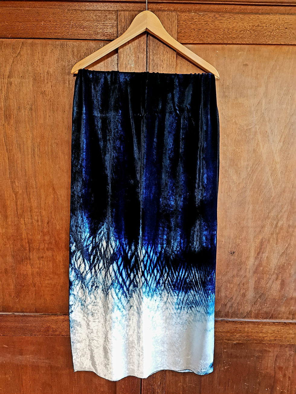 Thumbnail: SIlk Velvet Indigo Wrap