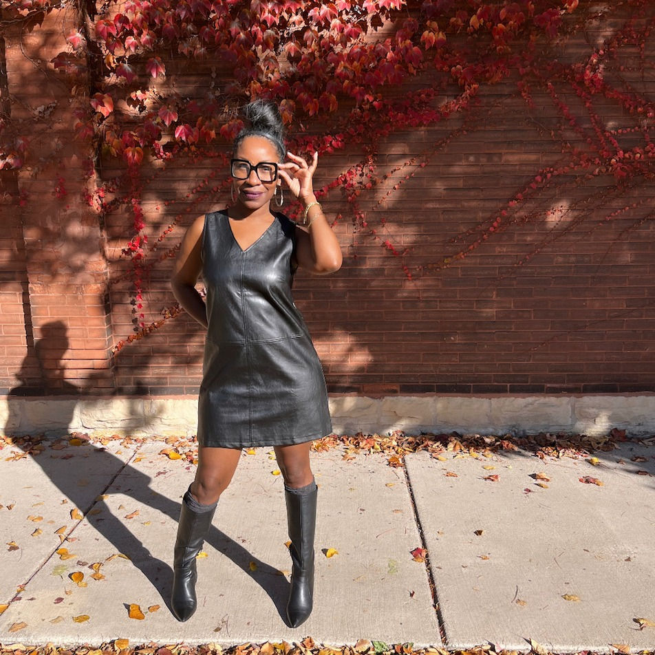 Brooklyn PU Leather Dress