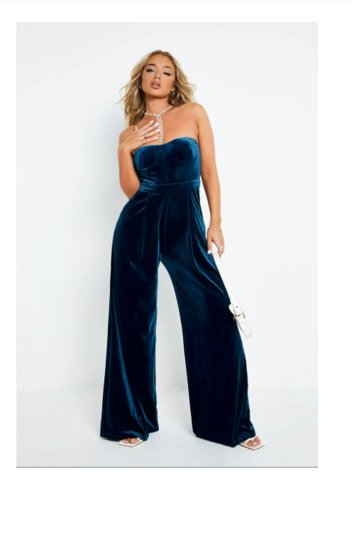 Saxe Velvet Jumpsuit