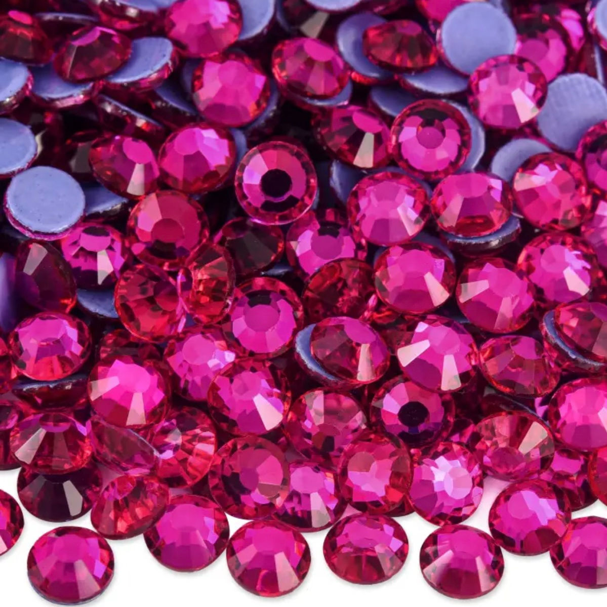 Rhinestones Hotfix - Magenta Pink
