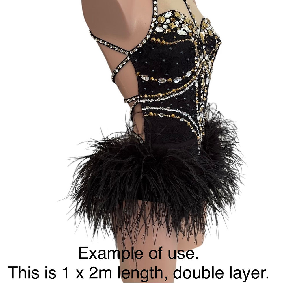 Thumbnail: Ostrich Feather Plume - Blush Pink