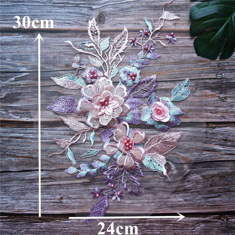 Thumbnail: Elite Large Appliqué - Summer Floral