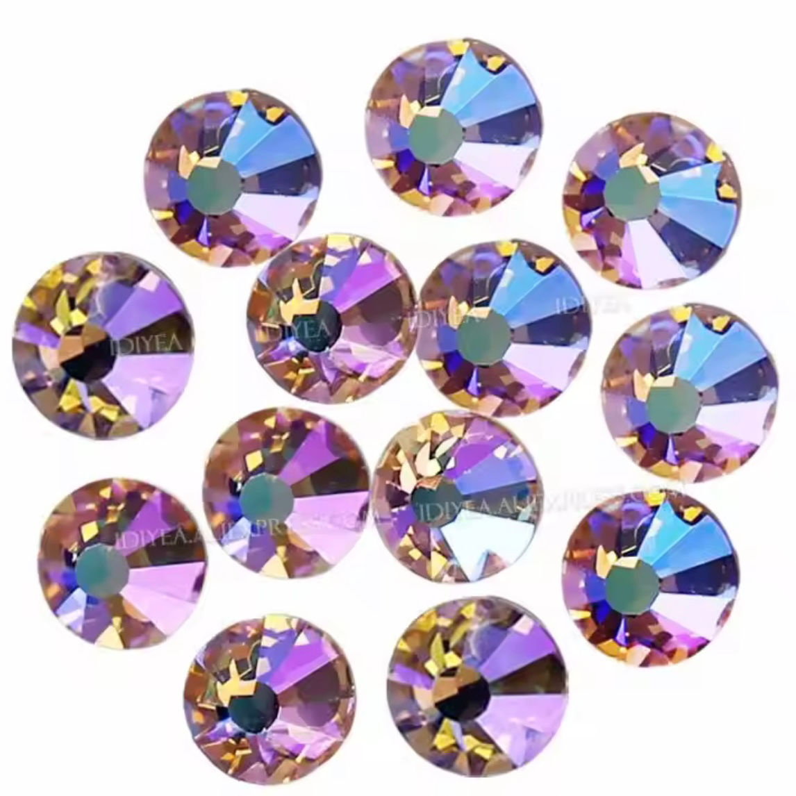 Rhinestone Colour Sample - Champagne AB