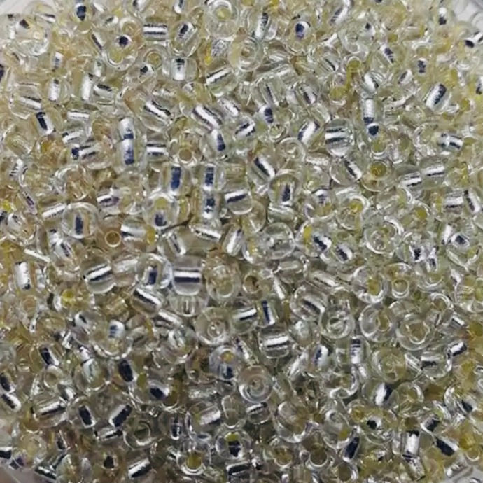 3mm Seed Beads - Silver