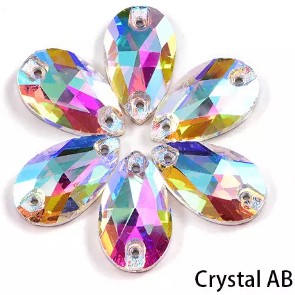 Droplet Glass Gem - Crystal AB