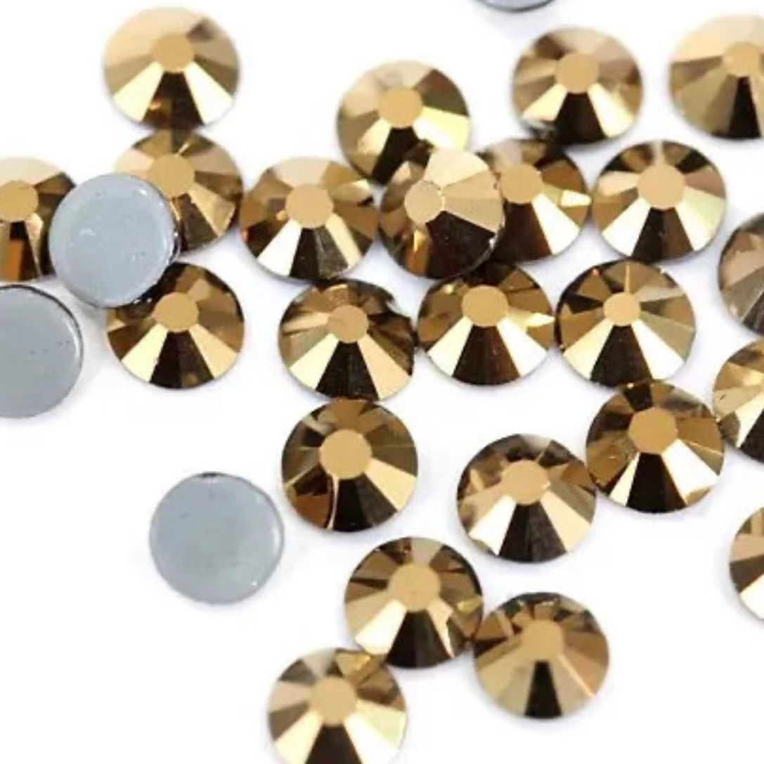 1000pc Rhinestone - Mine Gold