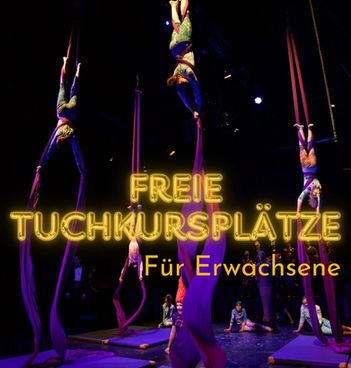 Freie Plätze: Tuchakrobatik-Kurs für Erwachsene ab 21. August 2025!
