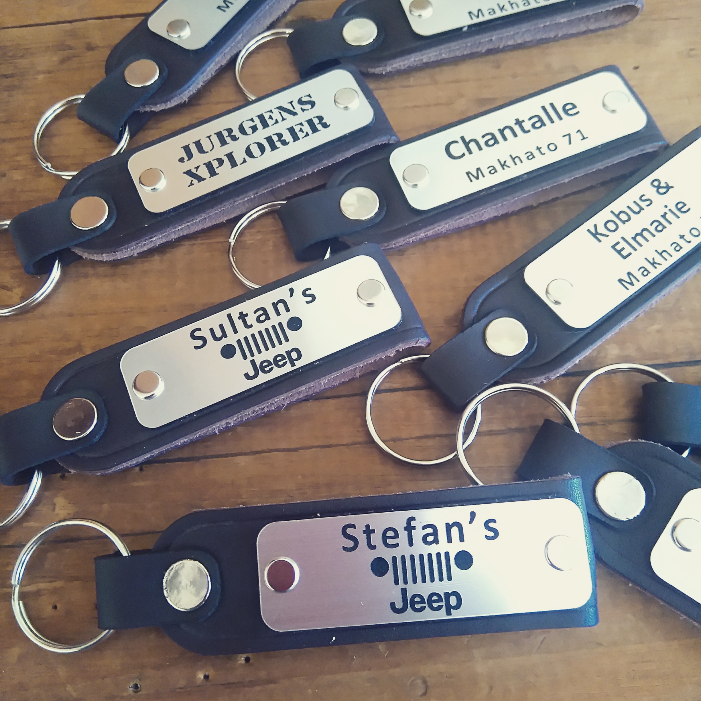 Leather Keyrings