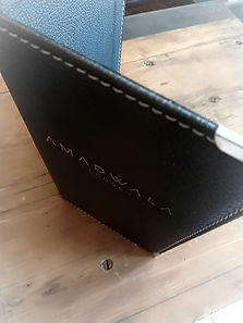 Top View Bill Folder Menu