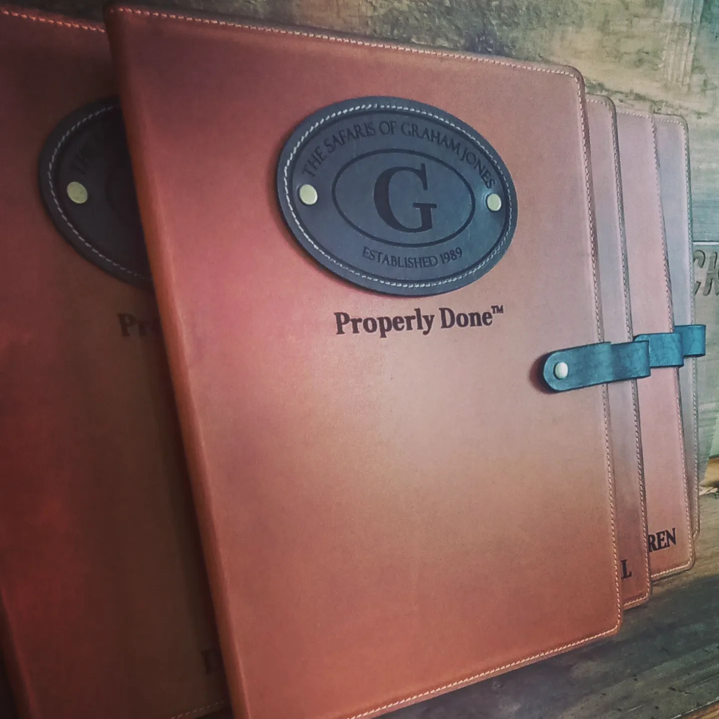 Genuine Leather Menu Cover