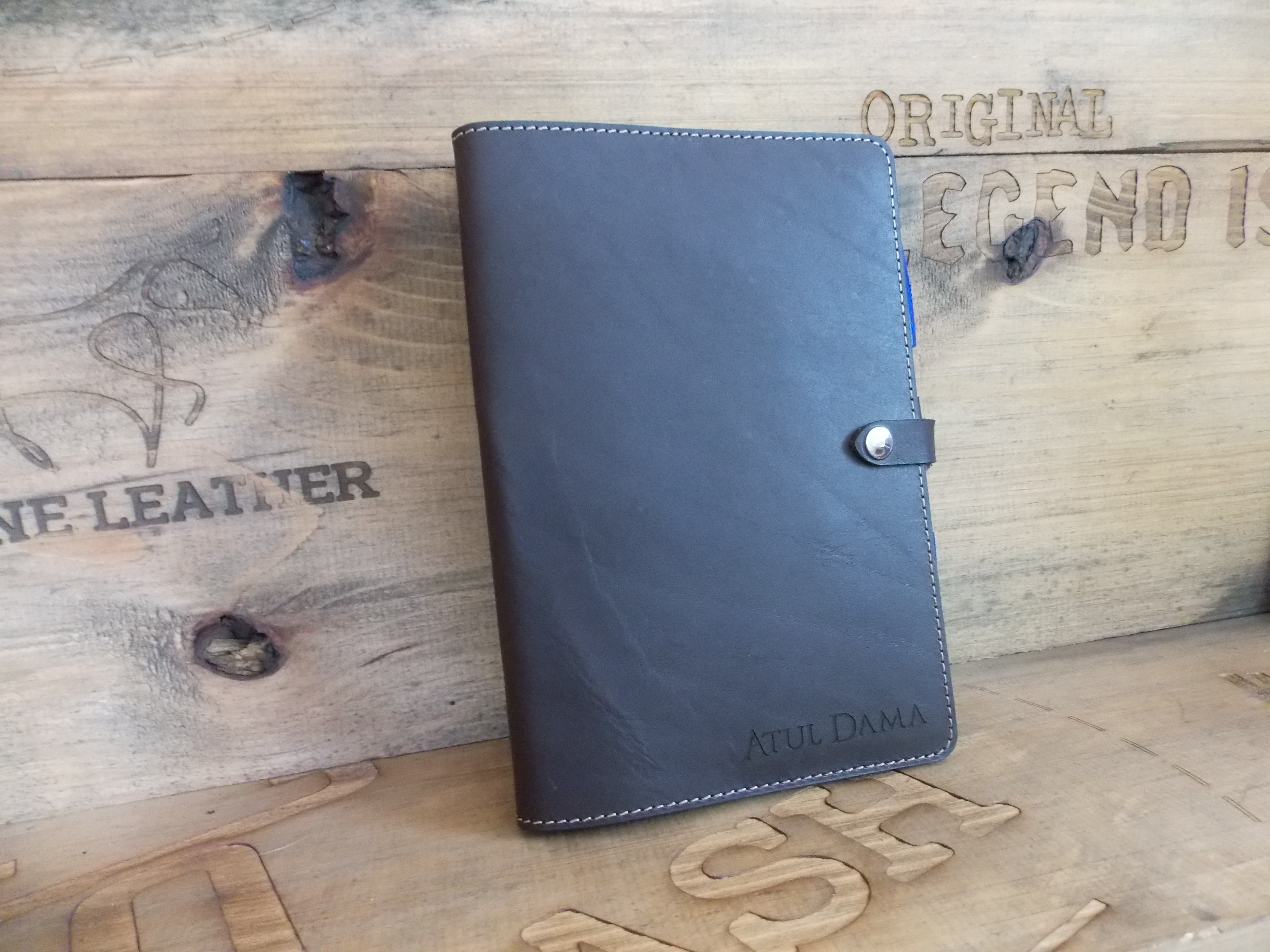 A5 Leather book cover