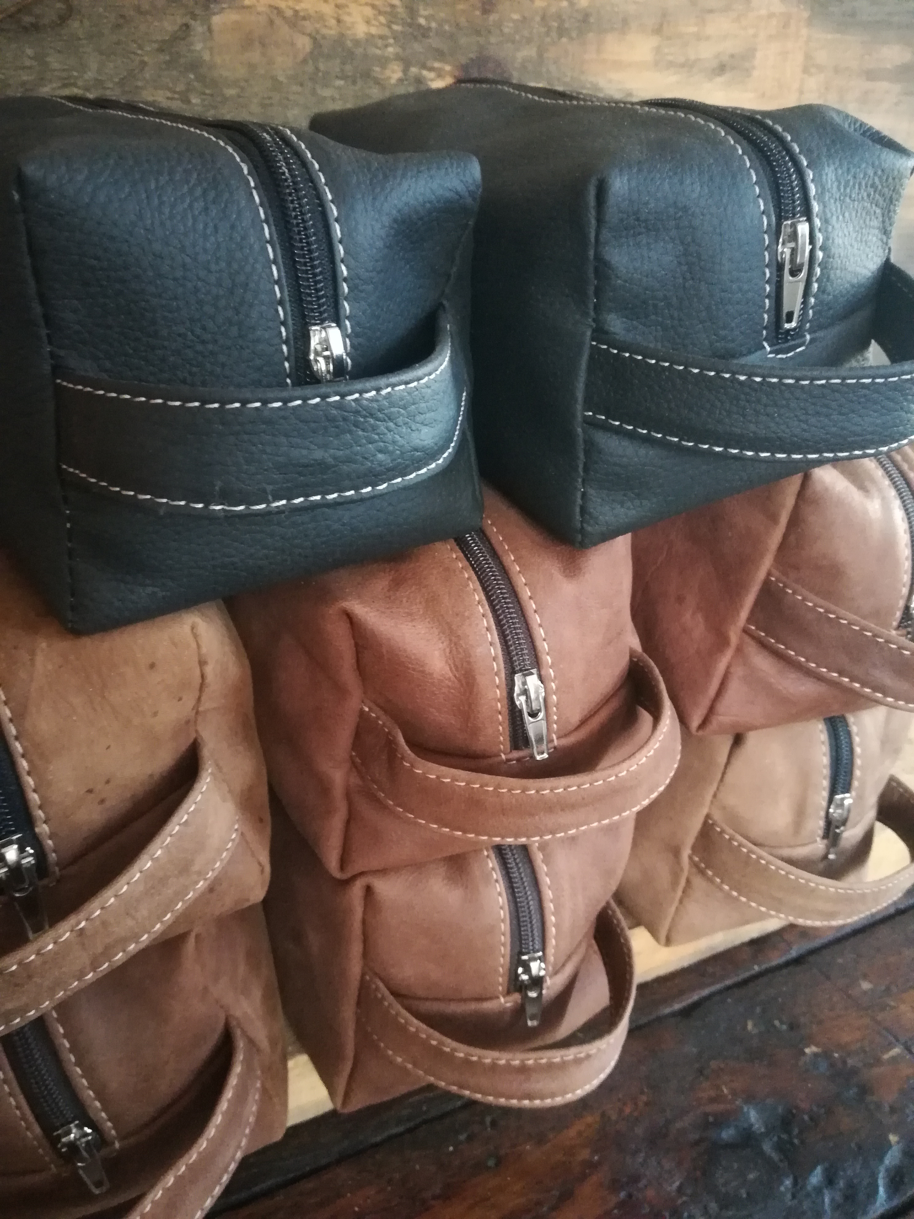 Leather Toiletry Bags