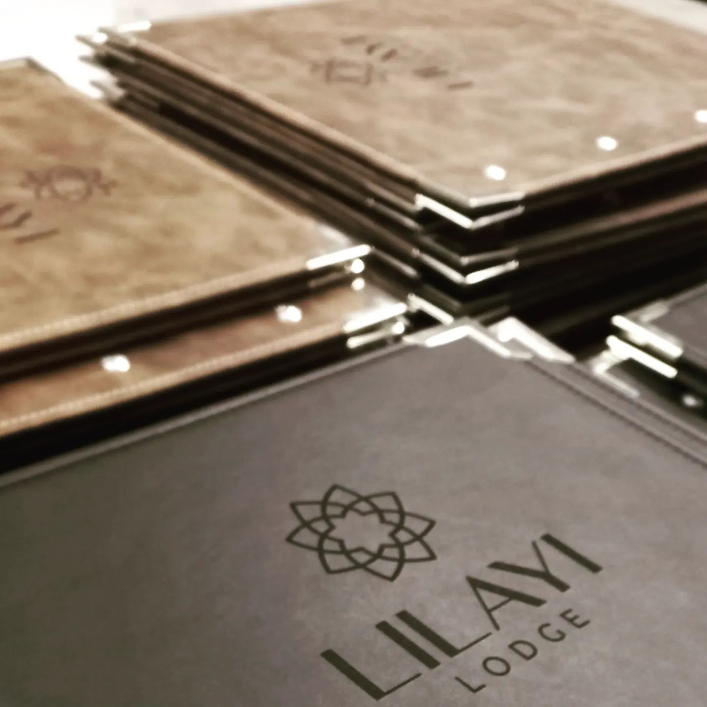 Menu Cover with branding