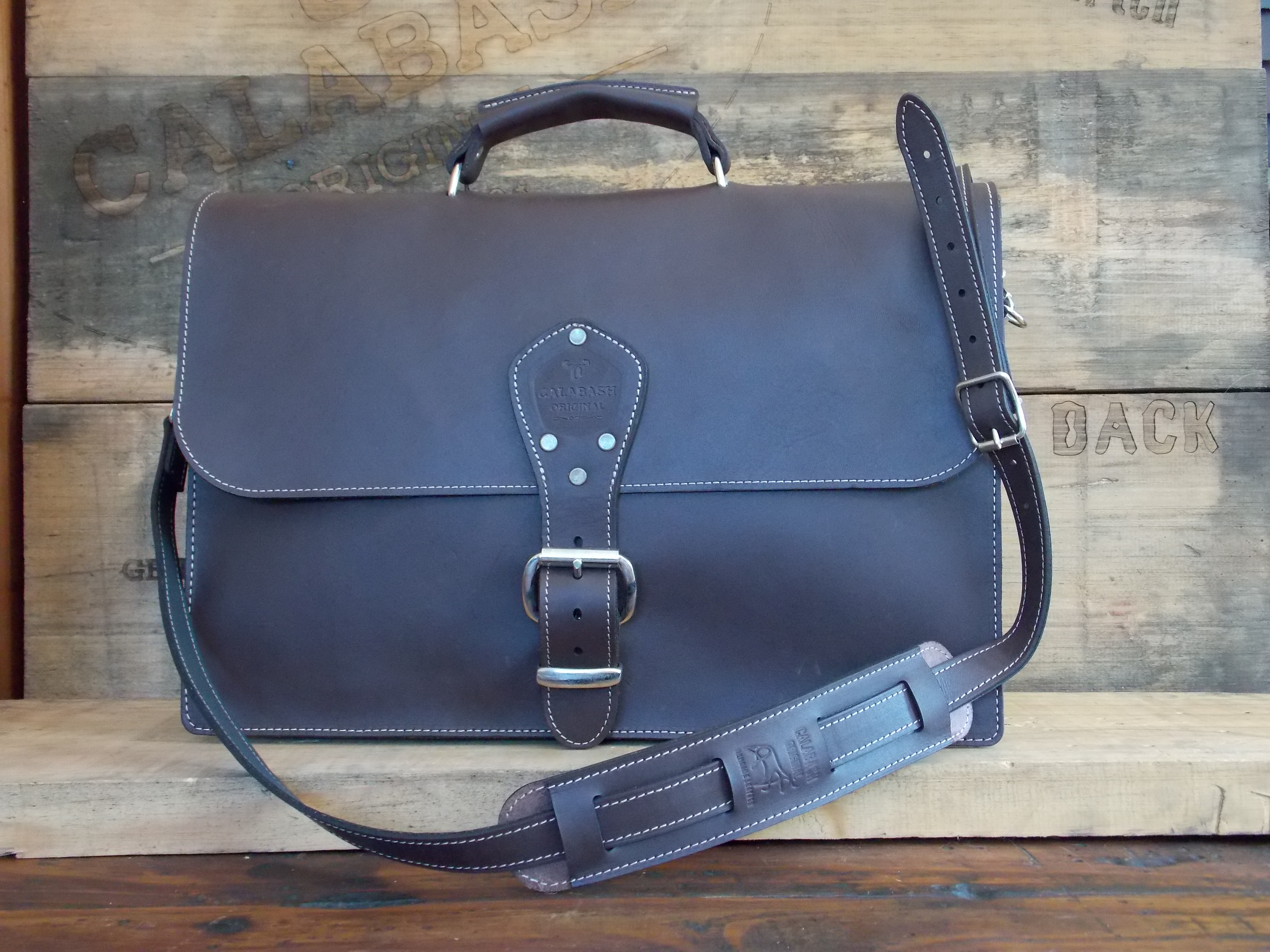 Chocolate Brown Leather