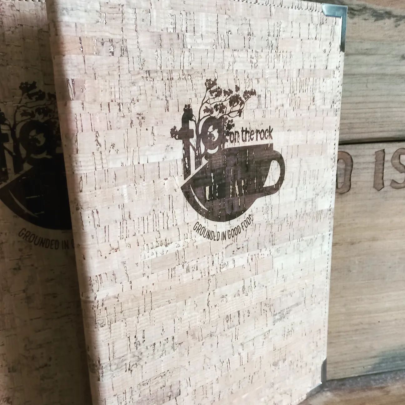 Cork Menu Cover
