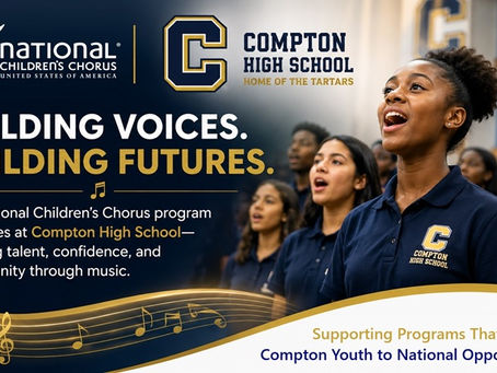 National Children's Chorus Program Continues at Compton High School