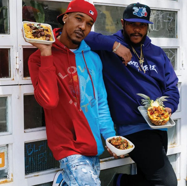 Malachi Jenkins (known as Spank) and Roberto Smith (known as News), once affiliated with rival Compton gangs, joined forces to launch Trap Kitchen in 2013.
