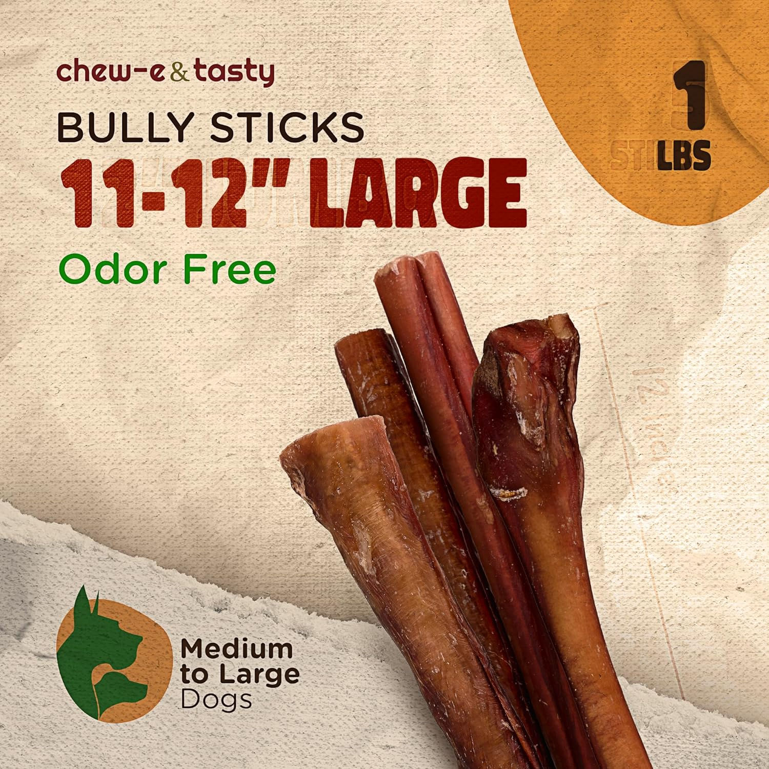 12 Inch Bully Sticks for dogs