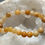 Thumbnail: Orange Agate Elasticated Crystal Bracelet