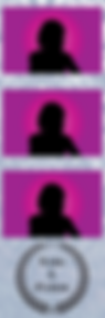 Classy wedding photo strip design