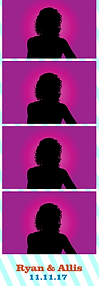Creative engagement photo strip template
