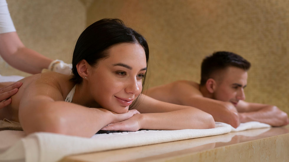 5 All Inclusive Resorts with the Best Couples Massages Photo by Sergey Torbik: https://www.pexels.com/photo/a-couple-receiving-a-massage-7365442/