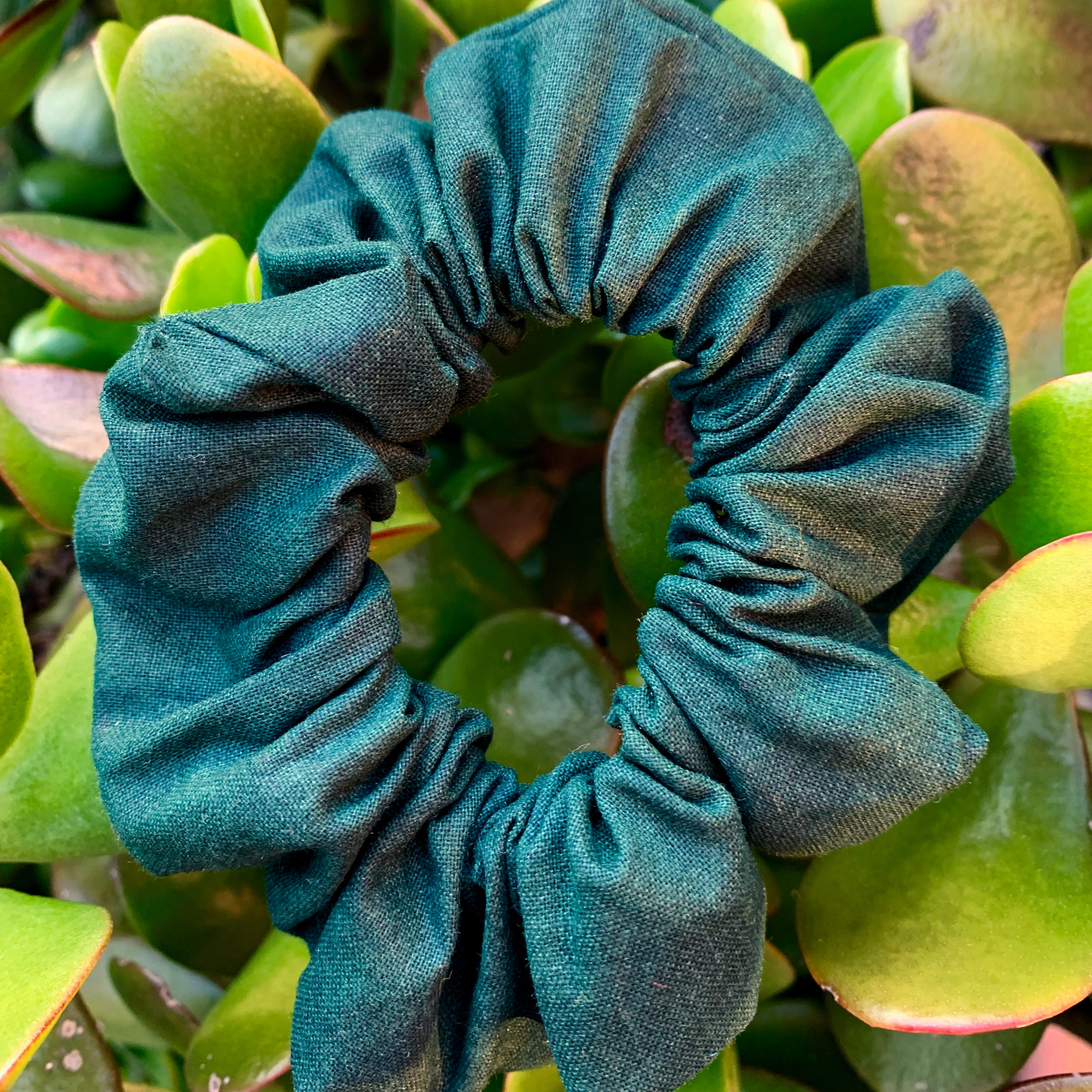 Bottle Green Scrunchie
