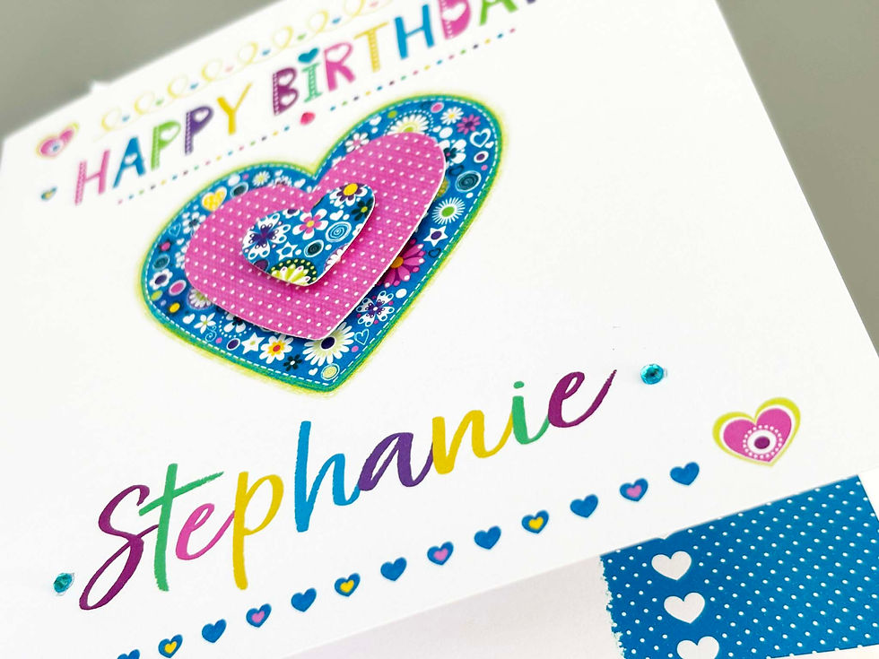 Thumbnail: personalised happy birthday card for her