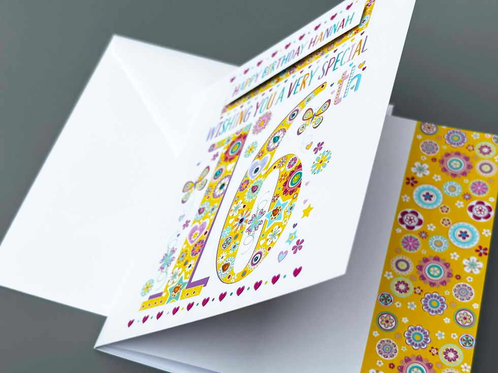 Thumbnail: Personalised 16th Birthday Card | Handmade Special 16th  Milestone