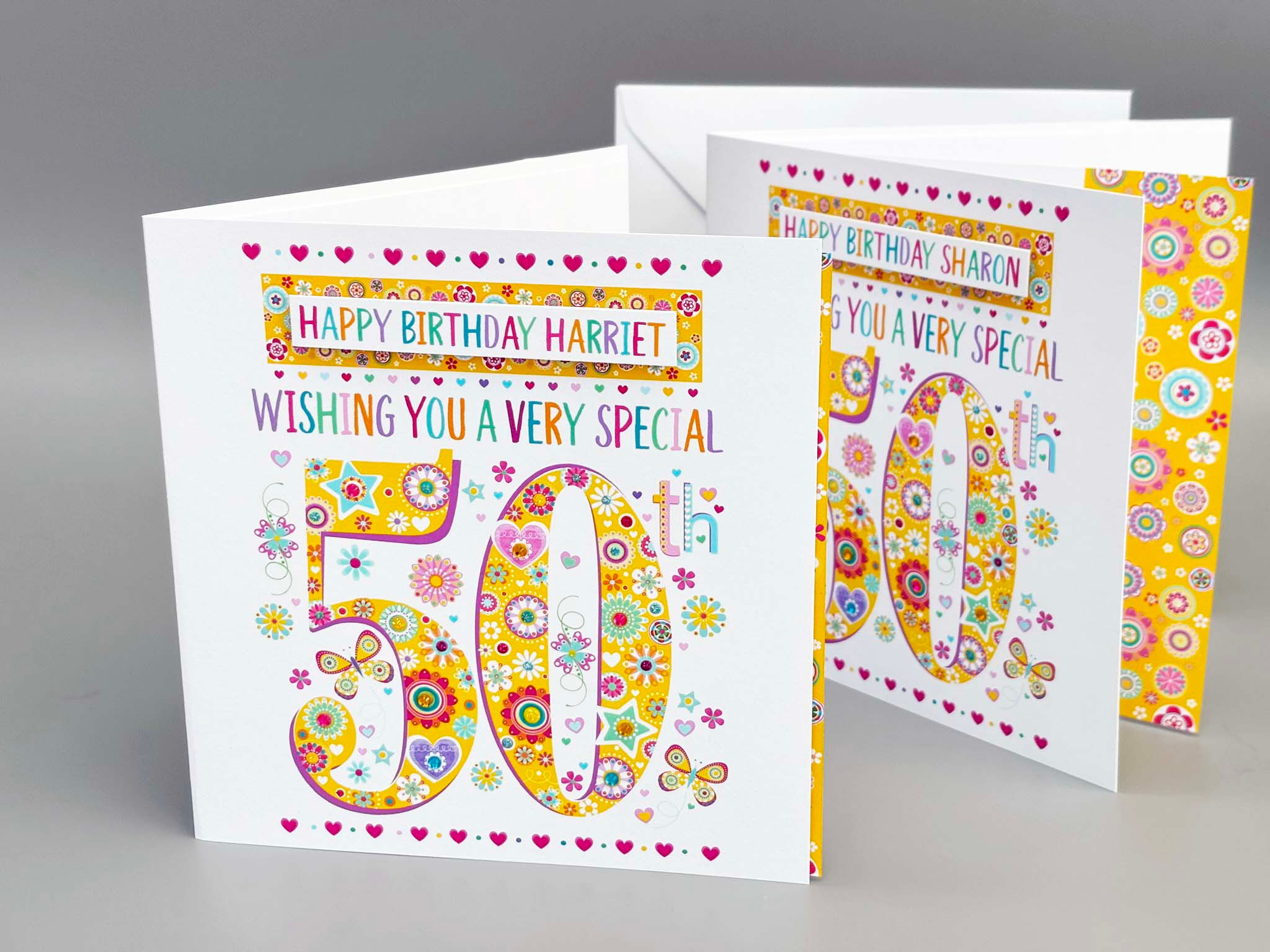 copy of Personalised 50th Birthday Card | Handmade Special 50 Milestone