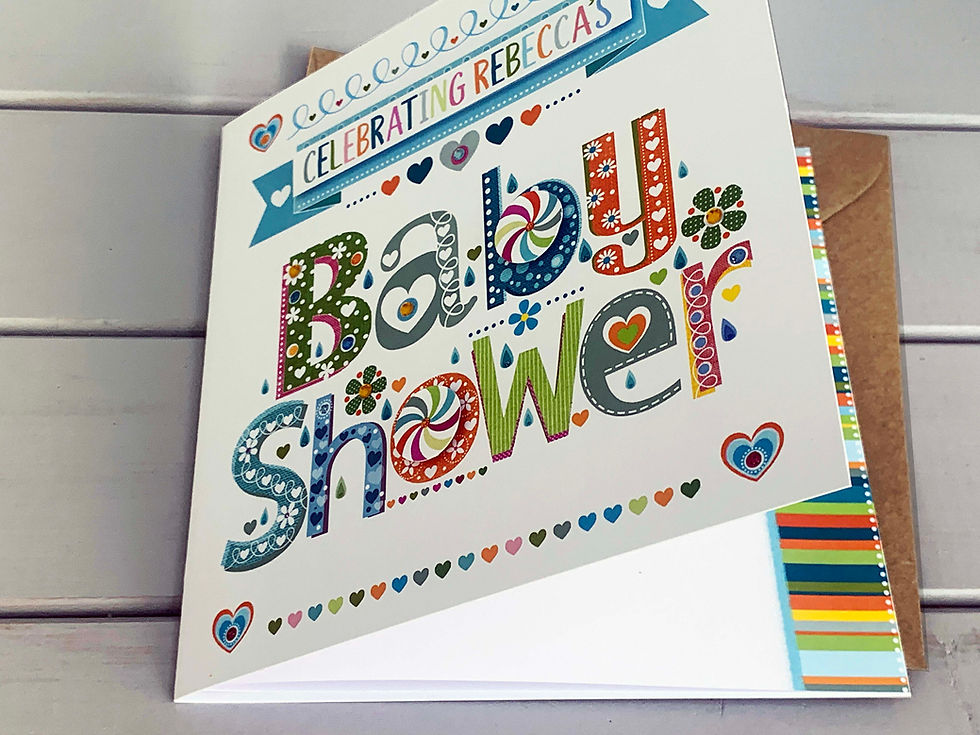 Thumbnail: Baby Shower personalised card